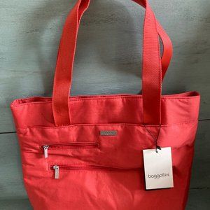 Baggallini orange tote bag